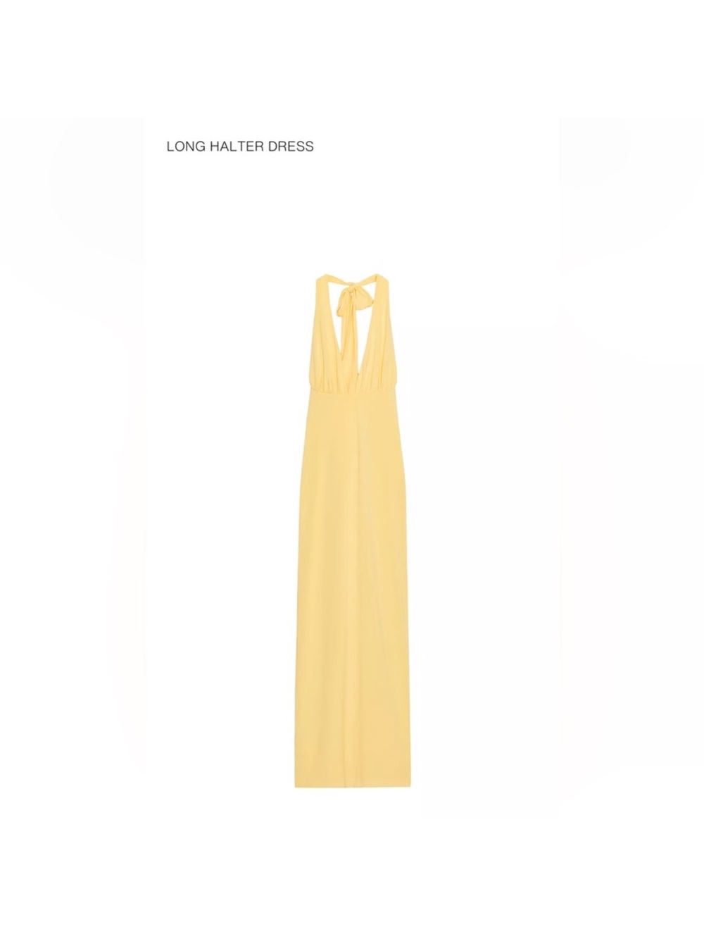 BNWT Zara Halter Maxi Dress